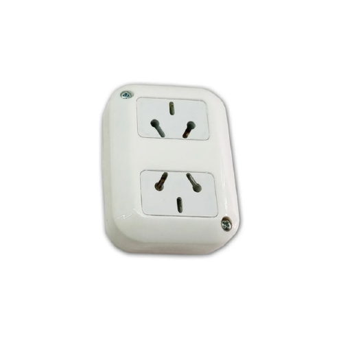 TOMA EXT.DOBLE AUTOADH.4 CONT. TE4  0413